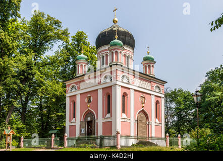 Alexander Nevsky Memorial Church a Potsdam, Germania Foto Stock