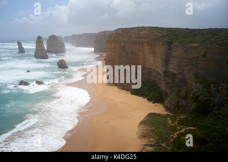 I dodici apostoli" vista in Australia meridionale Foto Stock