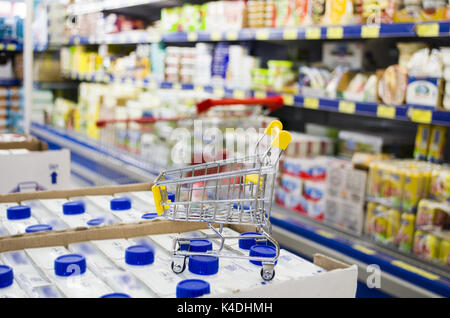Toy carrello per supermercati Foto Stock