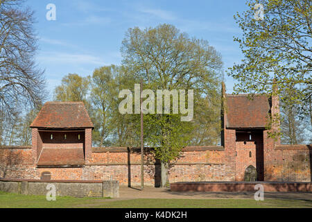 Alte Bischofsburg (vecchio Vescovi il castello), Wittstock/Dosse, Brandeburgo, Germania Foto Stock