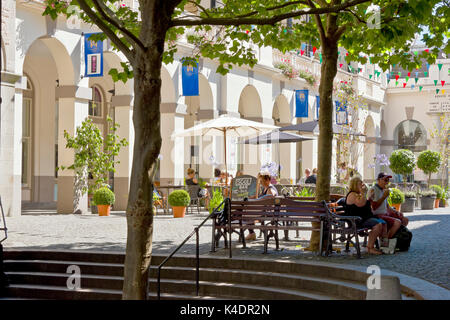 Old Market Place St Peter Port Guernsey Foto Stock