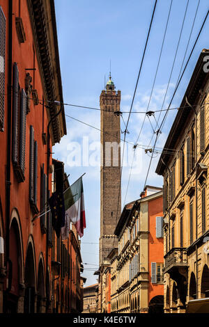Due torri, bologna, Italia Foto Stock
