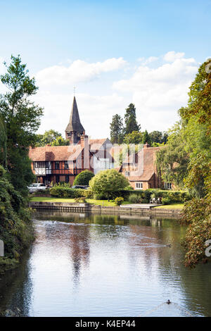 Whitchurch-on-Thames villaggio sul fiume Tamigi, Oxfordshire, England, Regno Unito Foto Stock