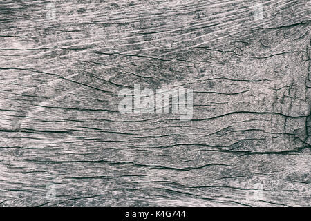 Vintage superficie tavolo di legno rustico e texture di grano dello sfondo. Close up rustico scuro muro fatto di legno vecchio tavolo plance texture. Rustico in legno marrone Foto Stock
