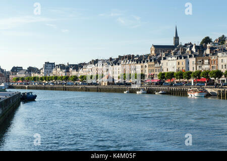 Francia, Calvados (14), Trouville-sur-Mer e la Touques // Francia, Calvados, Trouville-sur-Mer e Touques Foto Stock