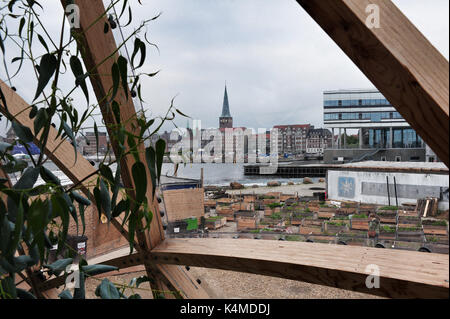 Vista dalla cupola di visioni ad Aarhus in Danimarca. Foto Stock