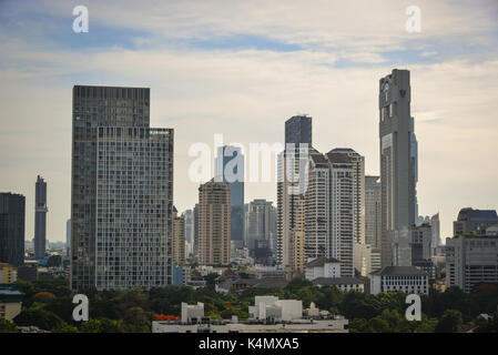 Bangkok, Tailandia - 18 giugno 2017.-alti edifici in Bangkok, Tailandia. Bangkok è il centro economico della Tailandia e il cuore del paese investm Foto Stock