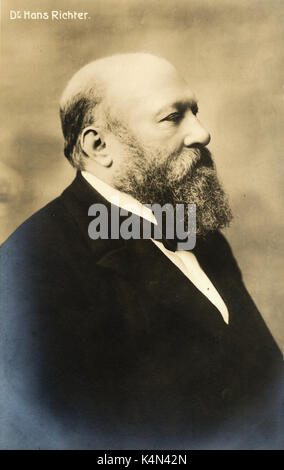 RICHTER, Hans conduttore Tedesco, 1843-1916 Foto Stock