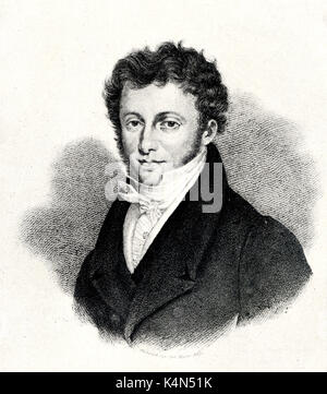 KALKBRENNER Friedrich Wilhelm Michael pianista Tedesco, 1785-1849 Foto Stock