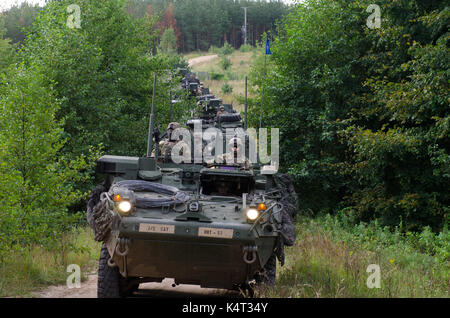Gruppo di combattimento della Polonia Foto Stock