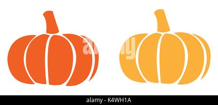 Icona di zucca vettori Illustrazione Vettoriale