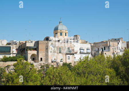 Vista panoramica di massafra. puglia italia. Foto Stock