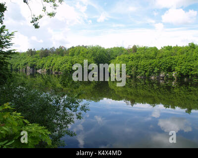 Fiume teteriv in Ucraina centrale Foto Stock