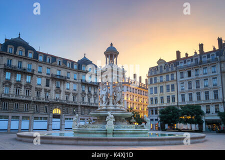 Lione - Place des giacobini Foto Stock