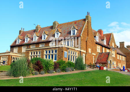 Il Golden Lion Hotel, Hunstanton, Norfolk, Inghilterra, Regno Unito, Inglese alberghi sul mare Foto Stock