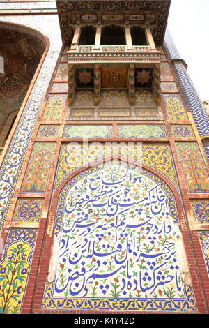 Wazir khan moschea, Lahore, Pakistan. Foto Stock