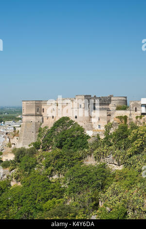 Vista panoramica di massafra. puglia italia. Foto Stock