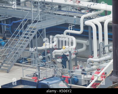 Pendennis Shipyard Cornwall Regno Unito Foto Stock