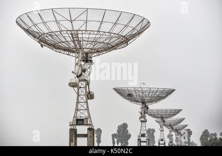 Radio Telescope Array Foto Stock