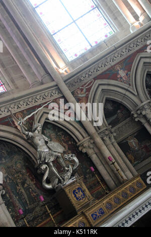 La cattedrale di Notre Dame a Bayeux (Francia). Foto Stock