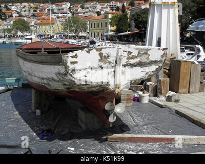 Crikvenica-selce riviera,barche e yacht harbour per l'estate,costa adriatica,barca riparazione dei docks,croazia,l'Europa,70 Foto Stock