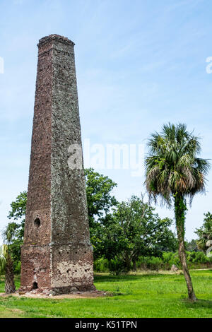 Georgia,Darien,Butler Island Plantation,piantagione di riso,sito storico della Guerra civile,mulino a vapore,USA Stati Uniti America Nord America,G Foto Stock