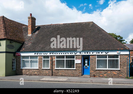 Nuovo Romney biblioteca pubblica Foto Stock