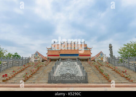 Guang-Im Tempio. Gaunin cappella. Kanjanaburi. Della Thailandia Foto Stock