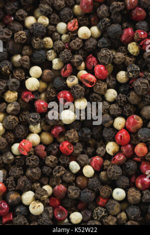 Close-up di mix di pepe Foto Stock