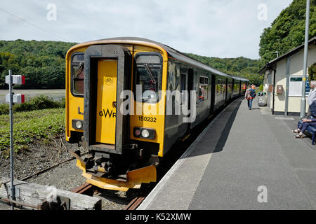 Looe stazione ferroviaria, Cornwall, Regno Unito Foto Stock