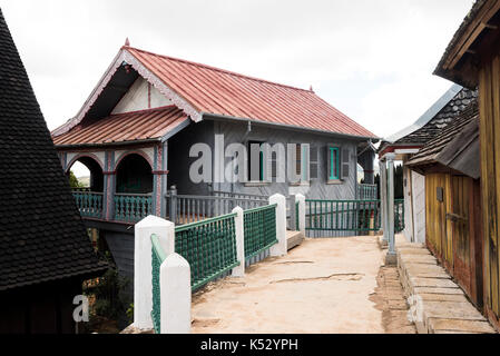 Rova Ambohimanga sulla collina sacra, Madagascar Foto Stock