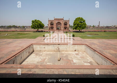 L antica moschea Jama, Agra, India Foto Stock