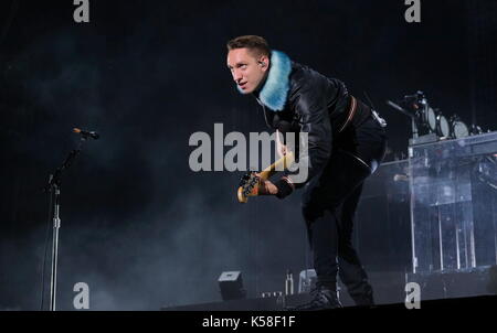 Lulworth, Dorset, Regno Unito. 8 Sep, 2017. bestival il giorno 2 - xx in esecuzione al bestival, lulworth, dorset 8 settembre 2017, uk credit: Dawn fletcher-parco/alamy live news Foto Stock