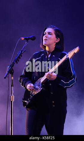 Lulworth, Dorset, Regno Unito. 8 Sep, 2017. bestival il giorno 2 - xx in esecuzione al bestival, lulworth, dorset 8 settembre 2017, uk credit: Dawn fletcher-parco/alamy live news Foto Stock