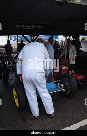 1936 era di tipo B R5B 'Remo'; con meccanica; nel paddock; Goodwood Trophy; Goodwood 8 sett 2017 Foto Stock