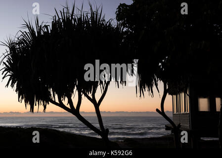 Sunrise, Manakara, Madagascar Foto Stock