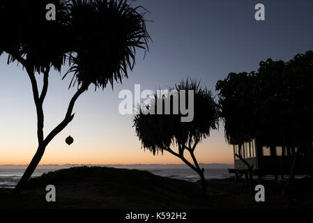 Sunrise, Manakara, Madagascar Foto Stock