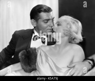 Nessun UOMO DEL suo film Paramount Pictures del 1932 con Carole Lombard e Clark Gable Foto Stock