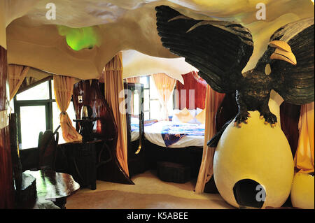 Da Lat,Vietnam - Feb 22,2015: Hang Nga guesthouse, conosciuto popolarmente come il Crazy House di Dalat, Vietnam. Esso è stato progettato da donna vietnamita architetto Foto Stock