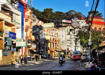 Da Lat,Vietnam - Feb 22,2015: Da Lat paesaggio urbano d'estate,Vietnam. Foto Stock