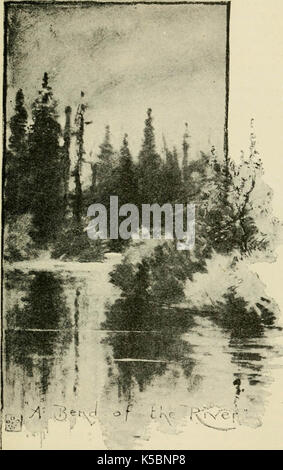 'Own East LATCH Strings; o Seashore, laghi e montagne vicino alla ferrovia di Boston e Maine. Descrittivo della regione turistica del New England' (1887) Foto Stock