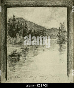 'Own East LATCH Strings; o Seashore, laghi e montagne vicino alla ferrovia di Boston e Maine. Descrittivo della regione turistica del New England' (1887) Foto Stock