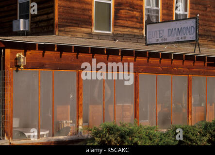 L'Hotel Diamond, diamante nazionale Loop Back Country Byway, Oregon Foto Stock