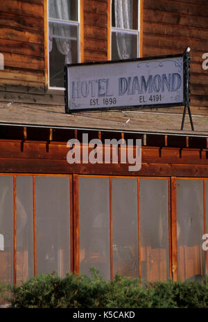 L'Hotel Diamond, diamante nazionale Loop Back Country Byway, Oregon Foto Stock