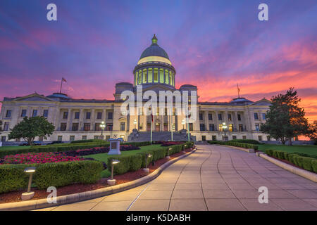 Little Rock, Arkansas, Stati Uniti d'America presso lo State Capitol. Foto Stock