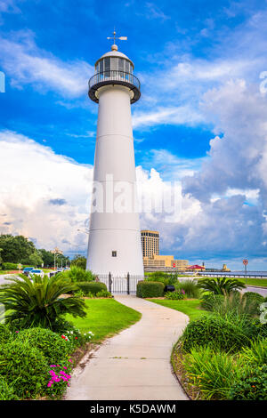 Biloxi mississippi usa a Biloxi Lighthouse. Foto Stock