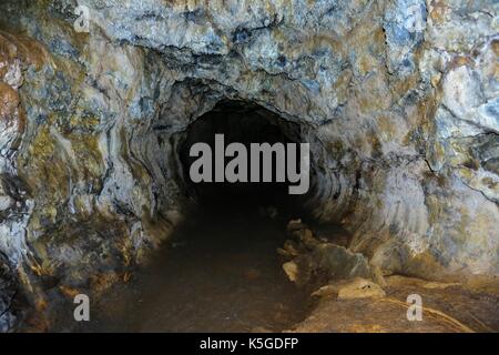 Antica grotta lavica Vulcano Masaya nicaragua Foto Stock