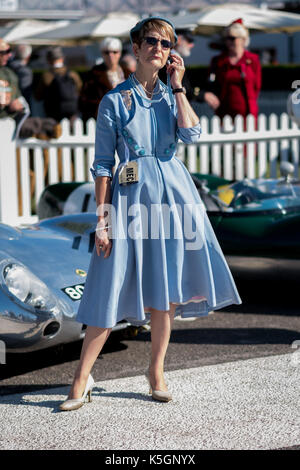 Chichester, West Sussex, Regno Unito. 9 settembre 2017. Lady durante la rinascita di Goodwood al Goodwood Circuit Credit: Gergo Toth/Alamy Live News Foto Stock