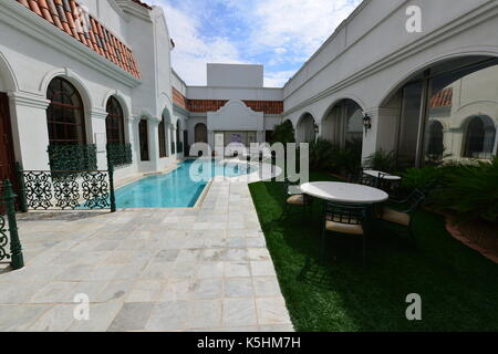 La suite dell'Hilton hotel che Elvis Presley utilizzato nei primi anni settanta. Foto Stock