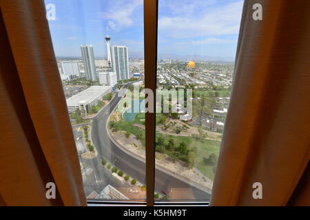 La suite dell'Hilton hotel che Elvis Presley utilizzato nei primi anni settanta. Foto Stock